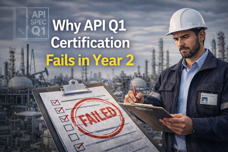 why API Q1 certification fails
